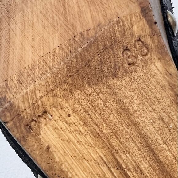 Eric Michael Black Wood Gigi Clog Sandals - Picture 9 of 16